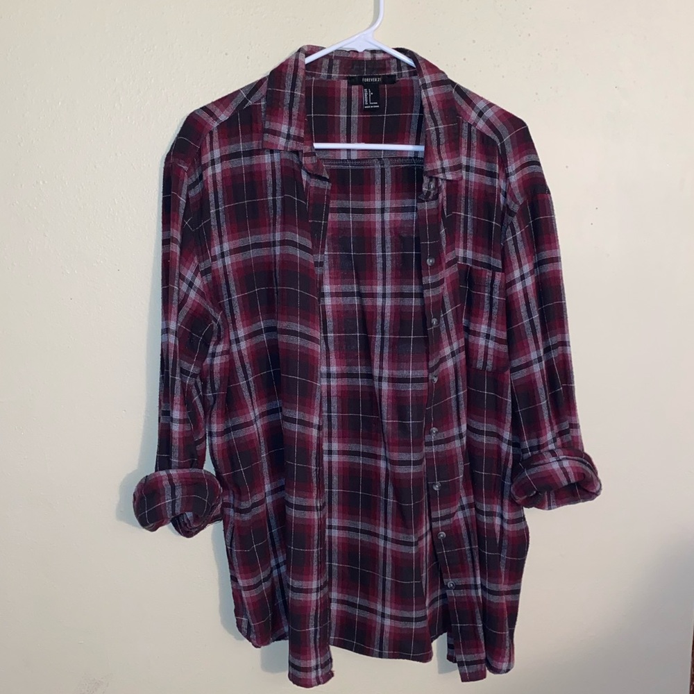 Purple 00 rules plaid shirt